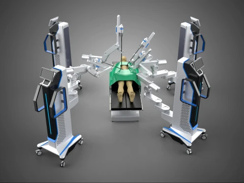 STANDARD SURGICAL ROBOT ROBOTIC SURGERY LAPAROSCOPY LAPAROSCOPIC 3D Model