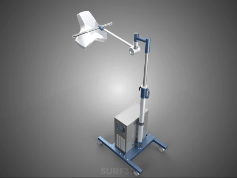 PORTABLE BATTERY POWERED UPS SURGICAL LED LIGHT LAMP LUMINAIRES 3D Model