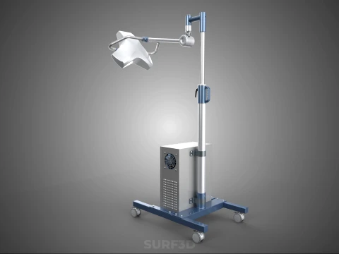 PORTABLE BATTERY POWERED UPS SURGICAL LED LIGHT LAMP LUMINAIRES 3D Model