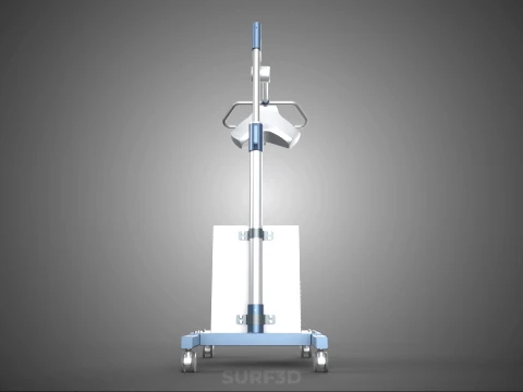 PORTABLE BATTERY POWERED UPS SURGICAL LED LIGHT LAMP LUMINAIRES 3D Model