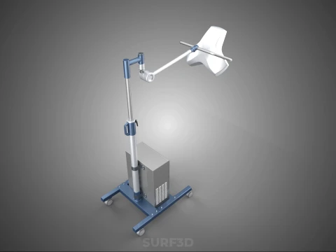 PORTABLE BATTERY POWERED UPS SURGICAL LED LIGHT LAMP LUMINAIRES 3D Model