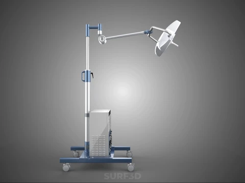 PORTABLE BATTERY POWERED UPS SURGICAL LED LIGHT LAMP LUMINAIRES 3D Model