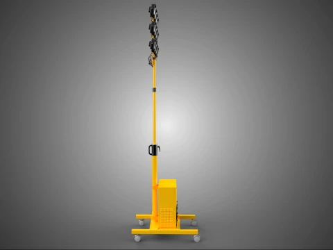 GENERATOR SET BATTERY LED LAMP LIGHT FLOODLIGHT SPOTLIGHT TOWER 3D Model