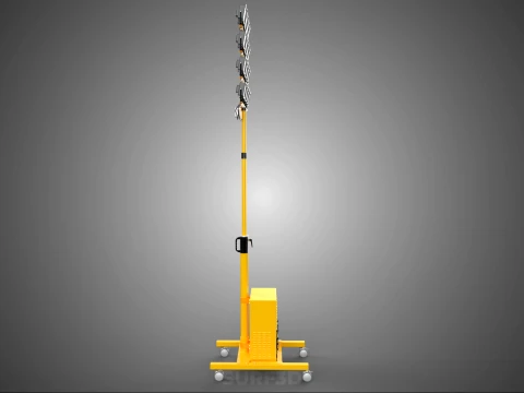 MOBILE HIGH POWER BATTERY STADIUM STADION LIGHTING TOWER LIGHT 3D Model