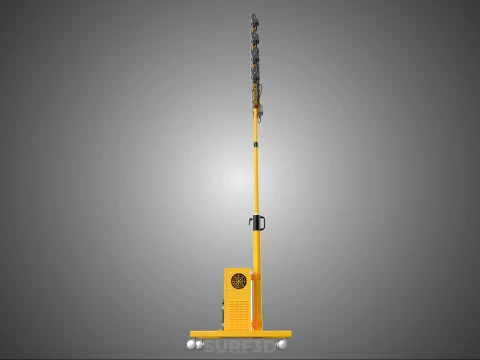MOBILE HIGH POWER BATTERY STADIUM STADION LIGHTING TOWER LIGHT 3D Model