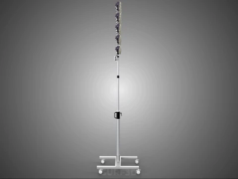 20 ARRAY GRID LIGHT TOWER STADIUM LIGHTING POLE STAND FLOODLIGHT 3D Model