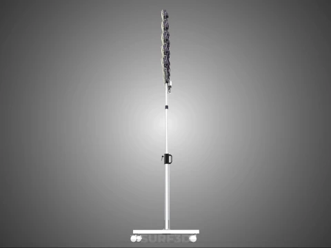 20 ARRAY GRID LIGHT TOWER STADIUM LIGHTING POLE STAND FLOODLIGHT 3D Model