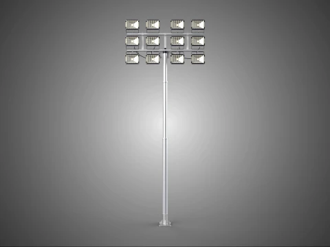 SŁUP ŚWIETLNY WIELE 12 LAMP LED RIG WIEŻA RACK STREET PARK ARENA Model 3D