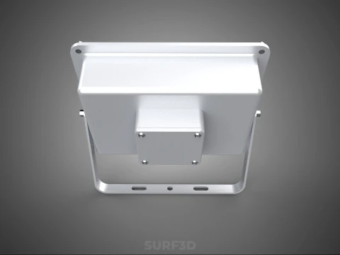 WHITE SINGLE CHIP LED LAMP FLOODLIGHT SPOT FLOOD LIGHT LIGHTING 3D Model