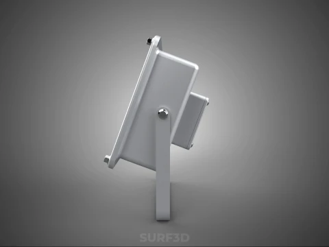 WHITE SINGLE CHIP LED LAMP FLOODLIGHT SPOT FLOOD LIGHT LIGHTING 3D Model