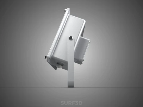 WHITE SINGLE CHIP LED LAMP FLOODLIGHT SPOT FLOOD LIGHT LIGHTING 3D Model