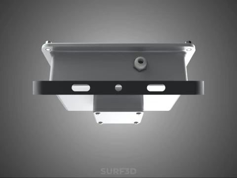 WHITE SINGLE CHIP LED LAMP FLOODLIGHT SPOT FLOOD LIGHT LIGHTING 3D Model