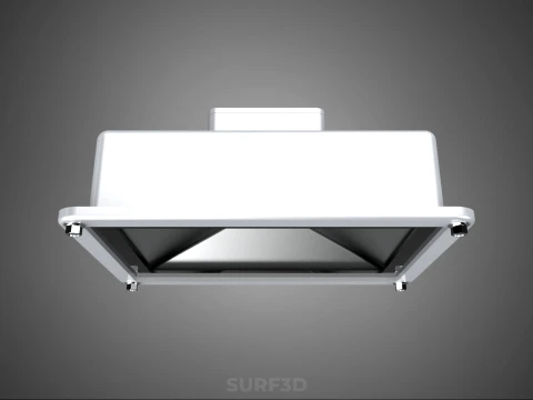 WHITE SINGLE CHIP LED LAMP FLOODLIGHT SPOT FLOOD LIGHT LIGHTING 3D Model