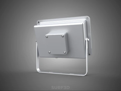 WHITE SINGLE CHIP LED LAMP FLOODLIGHT SPOT FLOOD LIGHT LIGHTING 3D Model