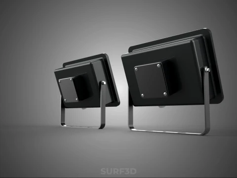 STANDARD LED LAMP LUMINAIRE FLOOD SPOT LIGHT FLOODLIGHT LIGHTING 3D Model