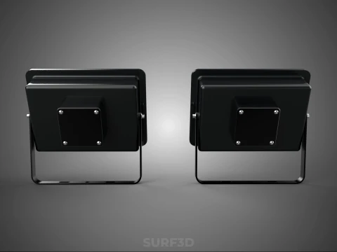 STANDARD LED LAMP LUMINAIRE FLOOD SPOT LIGHT FLOODLIGHT LIGHTING 3D Model