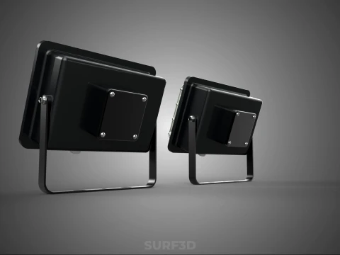 STANDARD LED LAMP LUMINAIRE FLOOD SPOT LIGHT FLOODLIGHT LIGHTING 3D Model