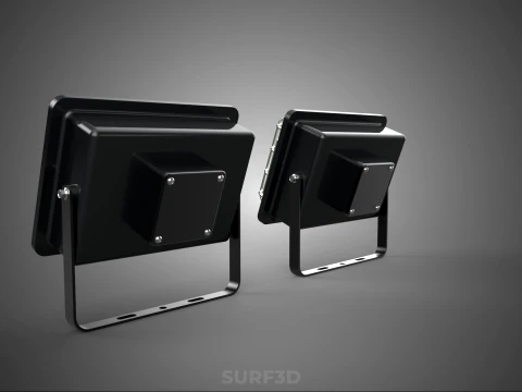 STANDARD LED LAMP LUMINAIRE FLOOD SPOT LIGHT FLOODLIGHT LIGHTING 3D Model