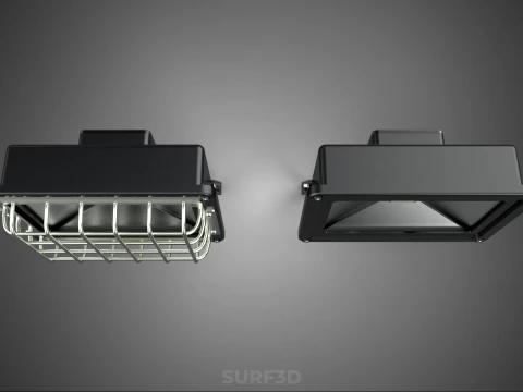 STANDARD LED LAMP LUMINAIRE FLOOD SPOT LIGHT FLOODLIGHT LIGHTING 3D Model