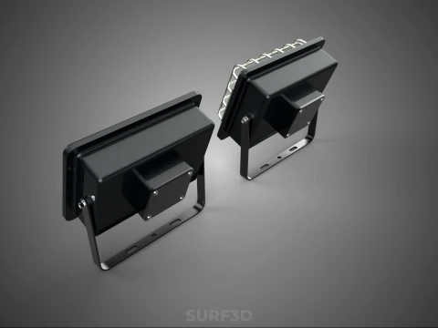 STANDARD LED LAMP LUMINAIRE FLOOD SPOT LIGHT FLOODLIGHT LIGHTING 3D Model