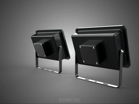 STANDARD LED LAMP LUMINAIRE FLOOD SPOT LIGHT FLOODLIGHT LIGHTING 3D Model