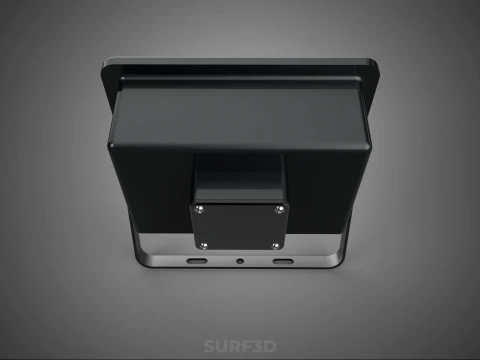 LAMPADA ALOGENA NERA IN VETRO LAMPADA PROIETTORE ILLUMINAZIONE A LUCE DI PROIETTORE Modello 3D