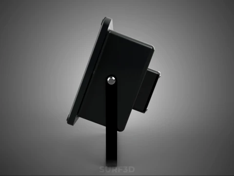 LAMPADA ALOGENA NERA IN VETRO LAMPADA PROIETTORE ILLUMINAZIONE A LUCE DI PROIETTORE Modello 3D