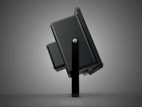 LAMPADA ALOGENA NERA IN VETRO LAMPADA PROIETTORE ILLUMINAZIONE A LUCE DI PROIETTORE Modello 3D
