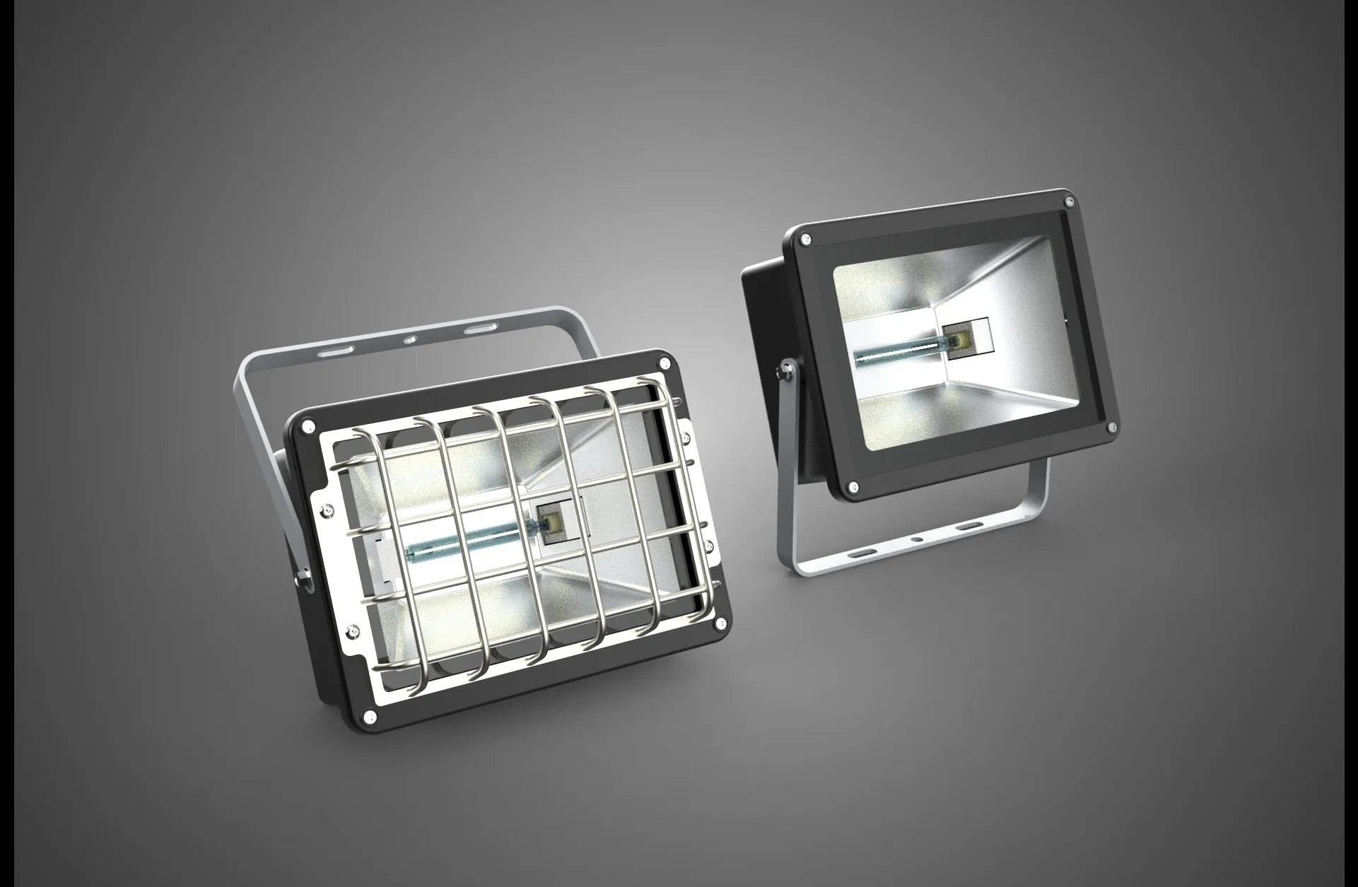 HALOGEN LAMP 2 PANEL MODULE SPOT FLOOD LIGHT LIGHTING FLOODLIGHT 3D Model .c4d .max .obj .3ds .fbx .stl .blend
