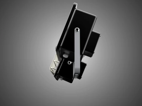 HALOGEN LAMP 2 PANEL MODULE SPOT FLOOD LIGHT LIGHTING FLOODLIGHT 3D Model