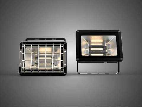 LAMPADA STANDARD LAMPADA ALOGENA SPOT PROIETTORE PER ILLUMINAZIONE Modello 3D