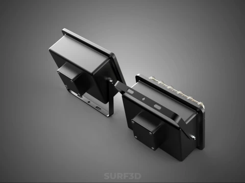 STANDARD BULB LAMP HALOGEN SPOT FLOOD LIGHT LIGHTING FLOODLIGHT 3D Model