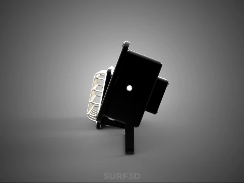 STANDARD BULB LAMP HALOGEN SPOT FLOOD LIGHT LIGHTING FLOODLIGHT 3D Model