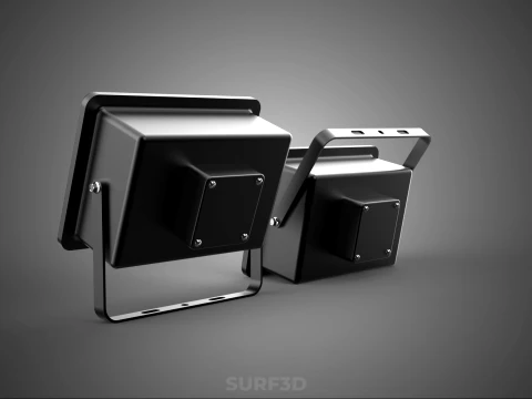 STANDARD BULB LAMP HALOGEN SPOT FLOOD LIGHT LIGHTING FLOODLIGHT 3D Model