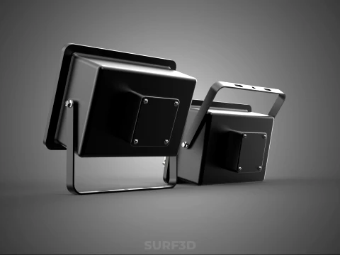 STANDARD BULB LAMP HALOGEN SPOT FLOOD LIGHT LIGHTING FLOODLIGHT 3D Model