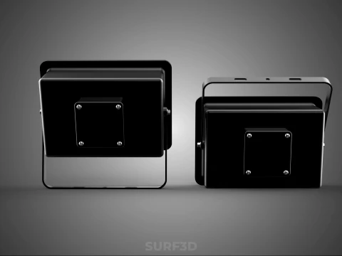 STANDARD BULB LAMP HALOGEN SPOT FLOOD LIGHT LIGHTING FLOODLIGHT 3D Model