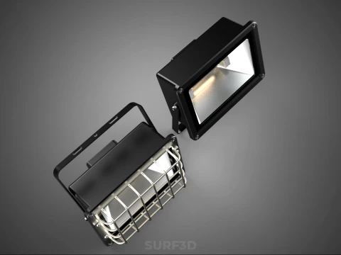 STANDARD BULB LAMP HALOGEN SPOT FLOOD LIGHT LIGHTING FLOODLIGHT 3D Model