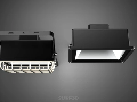 STANDARD BULB LAMP HALOGEN SPOT FLOOD LIGHT LIGHTING FLOODLIGHT 3D Model