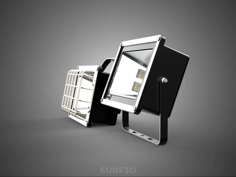 STANDARD BULB LAMP HALOGEN SPOT FLOOD LIGHT LIGHTING FLOODLIGHT 3D Model