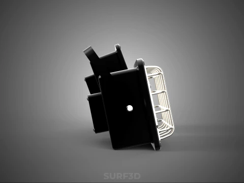 STANDARD BULB LAMP HALOGEN SPOT FLOOD LIGHT LIGHTING FLOODLIGHT 3D Model