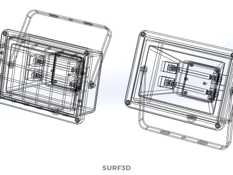 STANDARD BULB LAMP HALOGEN SPOT FLOOD LIGHT LIGHTING FLOODLIGHT 3D Model