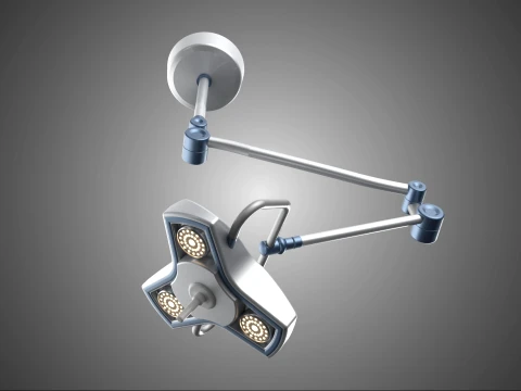 LAMPU LED Plafon MEDIS LAMPU BEDAH LENGAN PENCAHAYAAN RUMAH SAKIT Model 3D