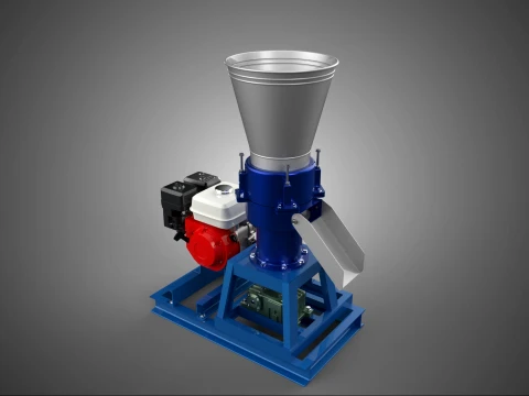 EXTRUSORA DE MOINHO DE PRENSA DE PELLET AZUL PADR&Atilde;O QUE FAZ M&Aacute;QUINA DE GASOLINA Modelo 3D