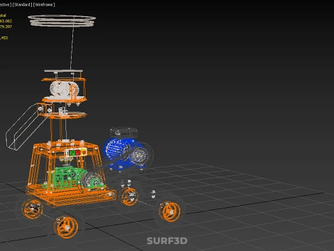 ELECTRIC PROCESSING PELLET PRESS MILL GRANULATOR MAKING MACHINE 3D Model