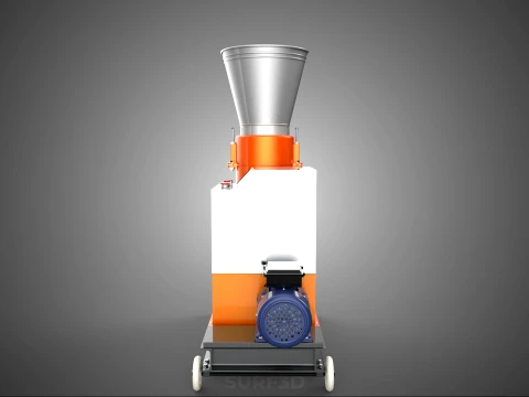AUTOMATIC MOBILE ELECTRIC PELLET PRESS MILL MAKING MAKER MACHINE 3D Model