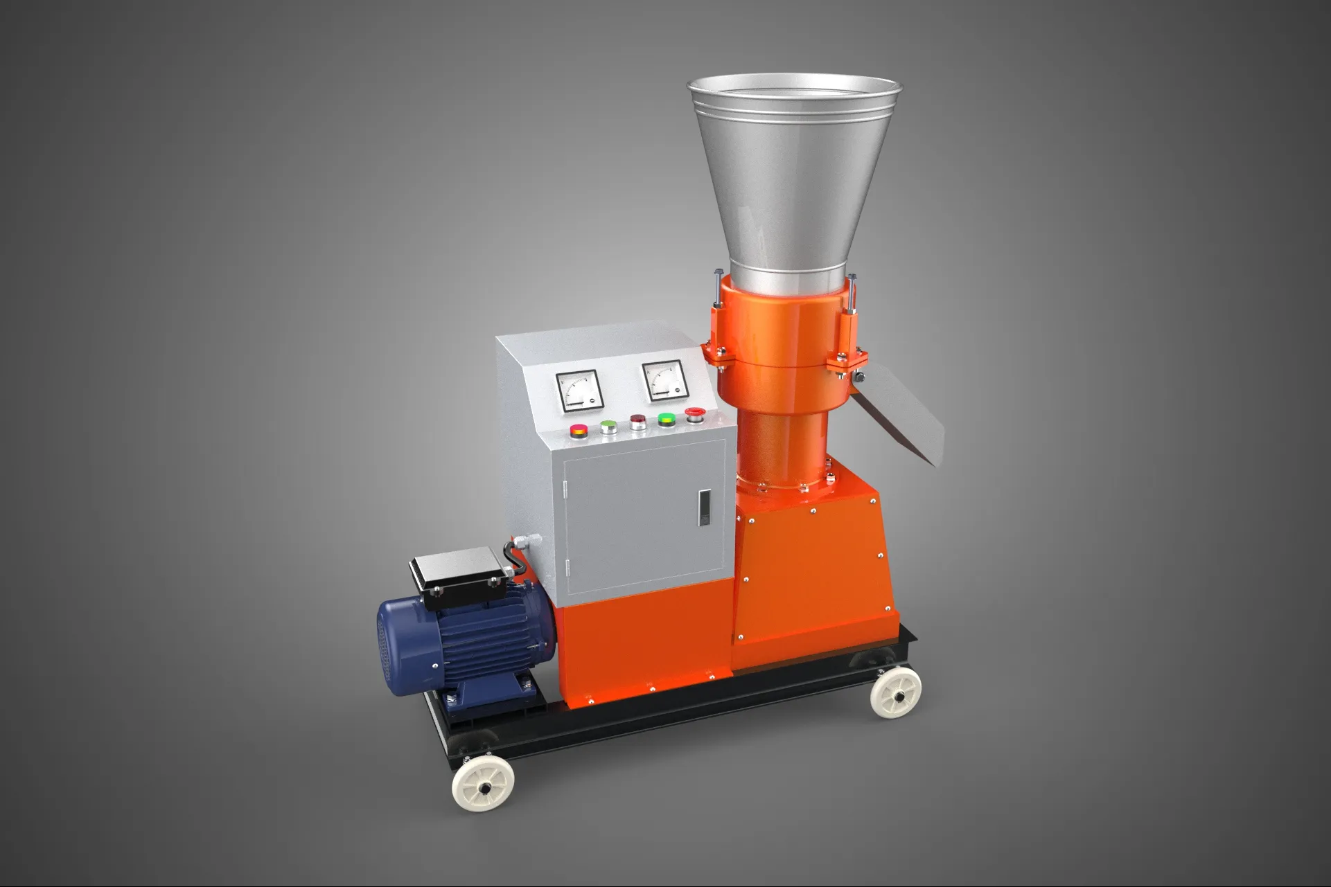 AUTO CONTROL PANEL BOX ELECTRIC PELLET PRESS MILL MAKING MACHINE 3D Model .c4d .max .obj .3ds .fbx .stl .blend 