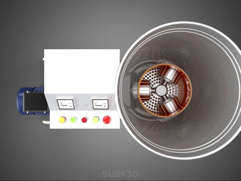 AUTO CONTROL PANEL BOX ELECTRIC PELLET PRESS MILL MAKING MACHINE 3D Model