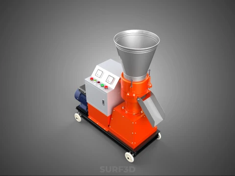 AUTO CONTROL PANEL BOX ELECTRIC PELLET PRESS MILL MAKING MACHINE 3D Model