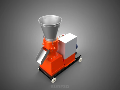 AUTO CONTROL PANEL BOX ELECTRIC PELLET PRESS MILL MAKING MACHINE 3D Model
