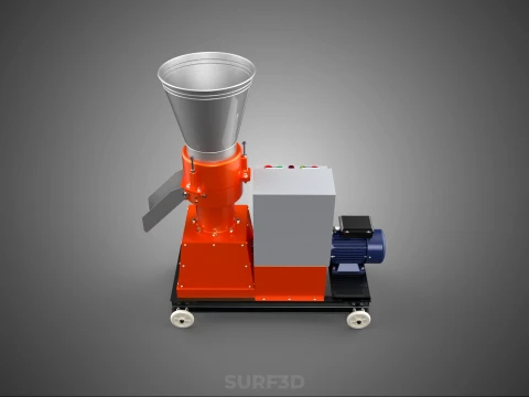 AUTO CONTROL PANEL BOX ELECTRIC PELLET PRESS MILL MAKING MACHINE 3D Model